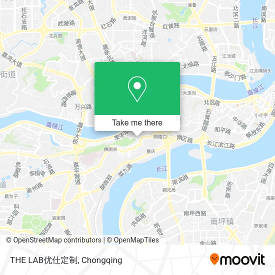 THE LAB优仕定制 map