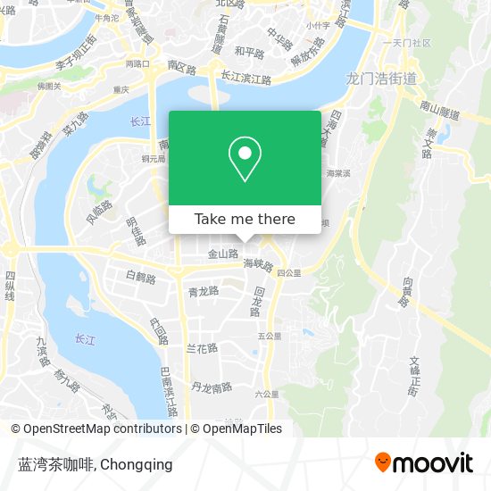 蓝湾茶咖啡 map