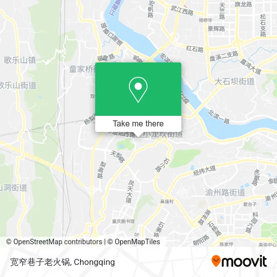 宽窄巷子老火锅 map