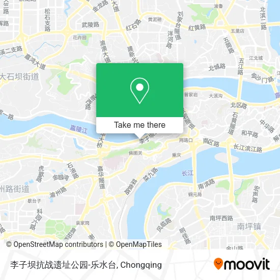 李子坝抗战遗址公园-乐水台 map