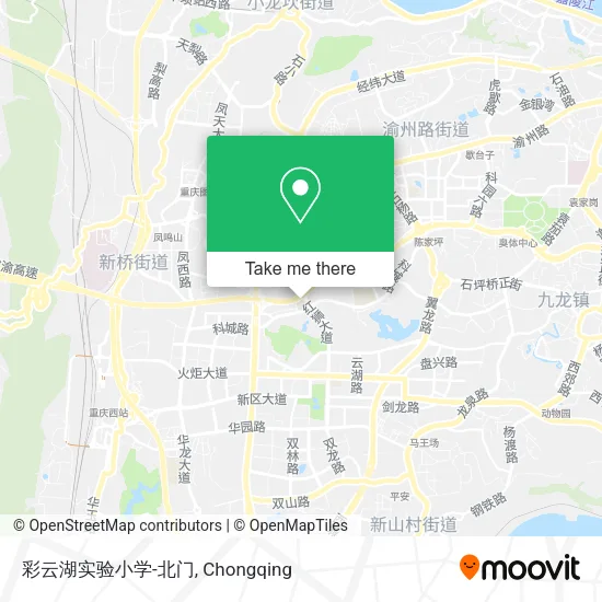 彩云湖实验小学-北门 map