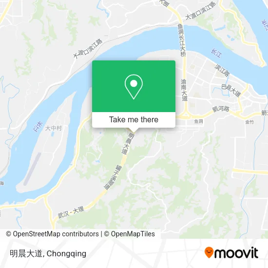 明晨大道 map