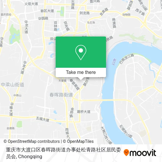 重庆市大渡口区春晖路街道办事处松青路社区居民委员会 map