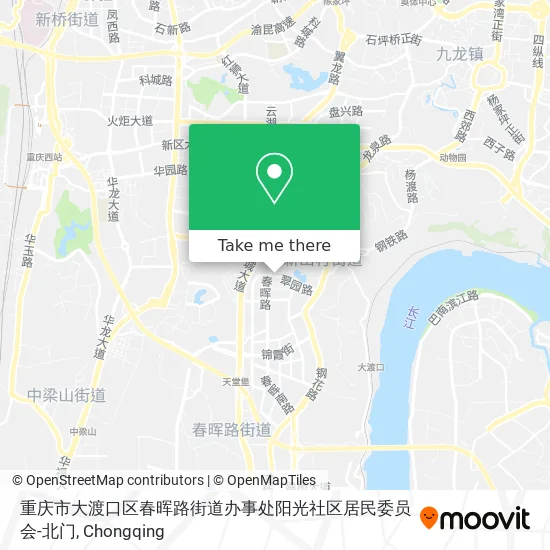 重庆市大渡口区春晖路街道办事处阳光社区居民委员会-北门 map