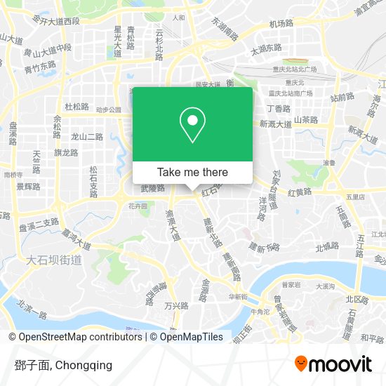 鄧子面 map