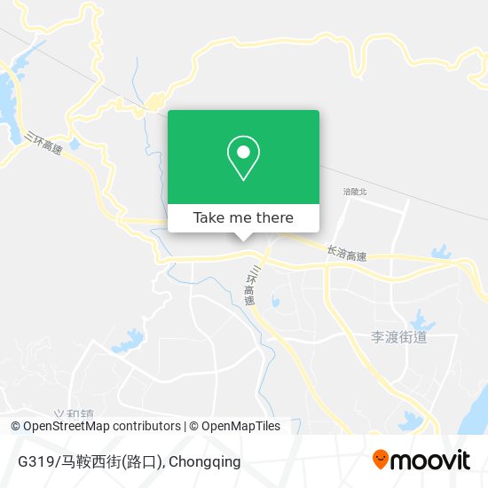 G319/马鞍西街(路口) map