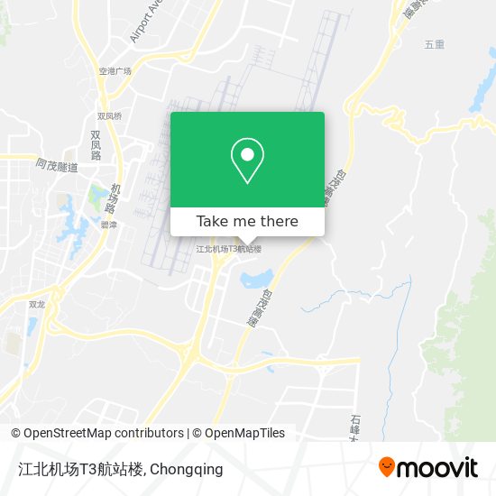 江北机场T3航站楼 map