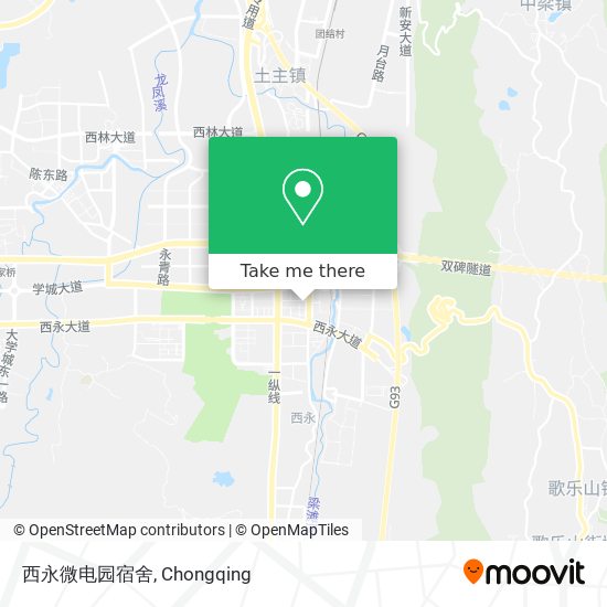 西永微电园宿舍 map