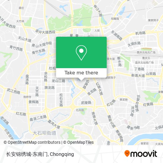 长安锦绣城-东南门 map