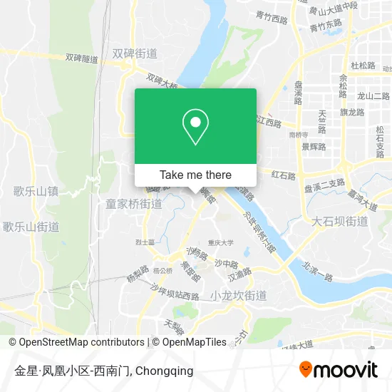 金星·凤凰小区-西南门 map
