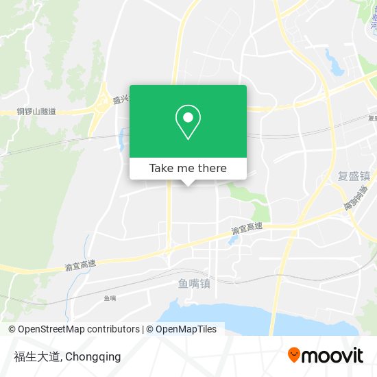 福生大道 map