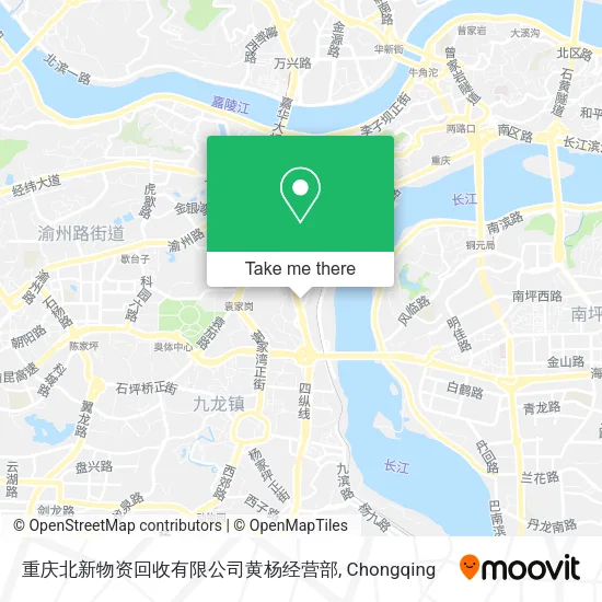 重庆北新物资回收有限公司黄杨经营部 map