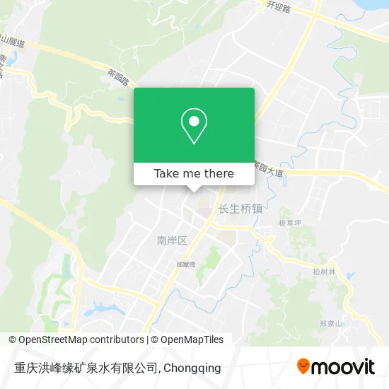 重庆洪峰缘矿泉水有限公司 map