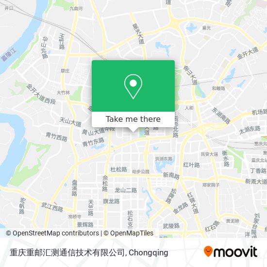 重庆重邮汇测通信技术有限公司 map