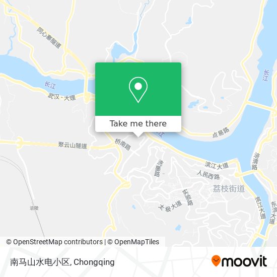 南马山水电小区 map