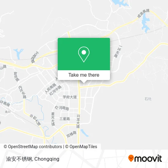 渝安不锈钢 map