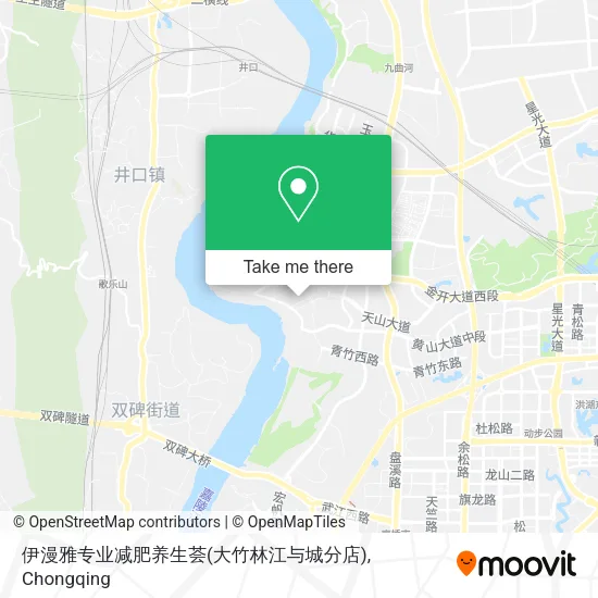 伊漫雅专业减肥养生荟(大竹林江与城分店) map