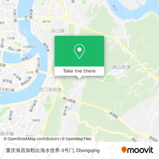 重庆海昌加勒比海水世界-3号门 map