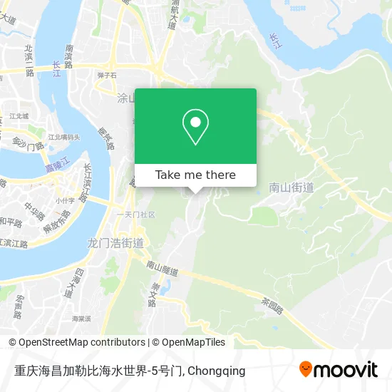 重庆海昌加勒比海水世界-5号门 map