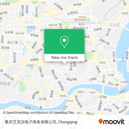 重庆艾克沃电子商务有限公司 map