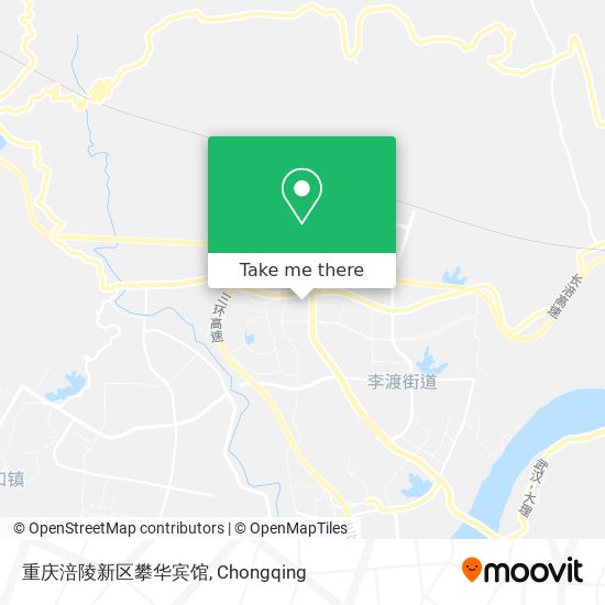 重庆涪陵新区攀华宾馆 map