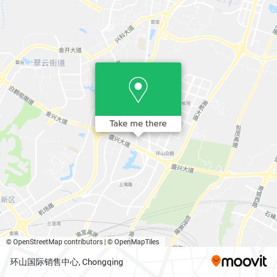 环山国际销售中心 map