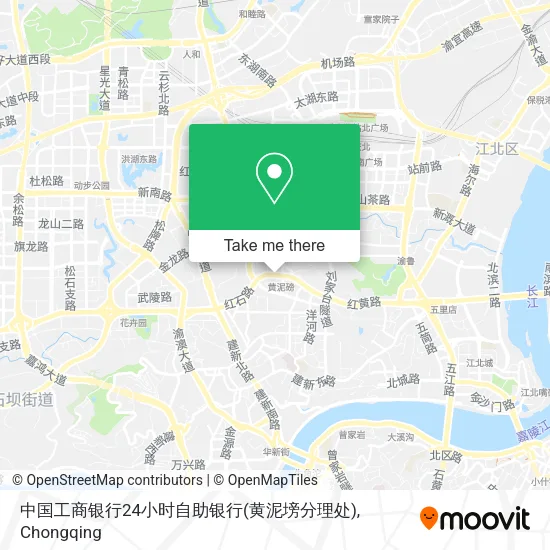 中国工商银行24小时自助银行(黄泥塝分理处) map