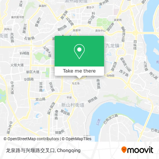 龙泉路与兴堰路交叉口 map