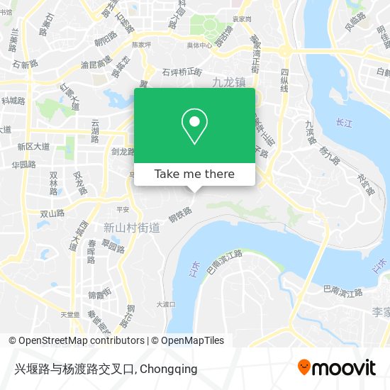 兴堰路与杨渡路交叉口 map