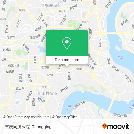 重庆同济医院 map