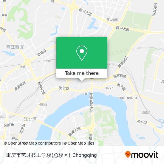 重庆市艺才技工学校(总校区) map