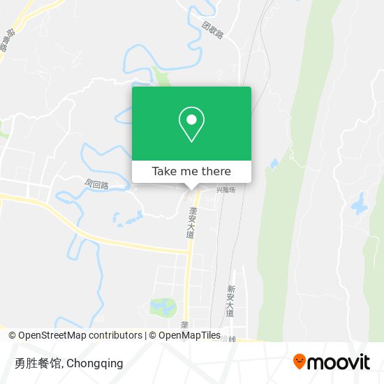 勇胜餐馆 map
