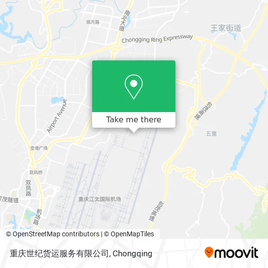 重庆世纪货运服务有限公司 map