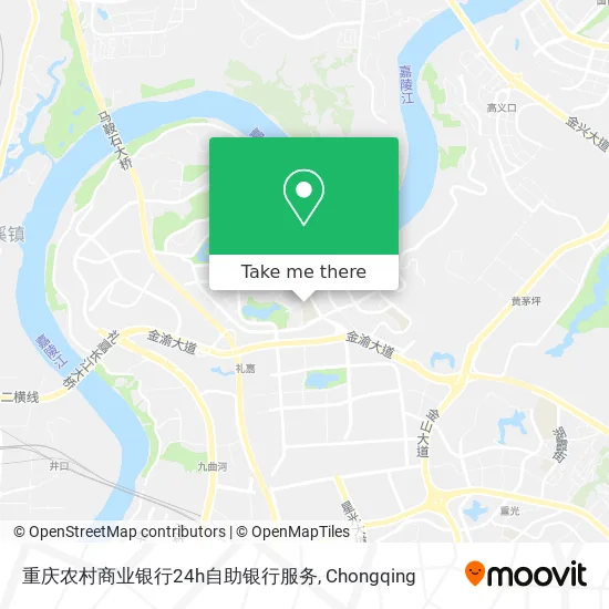 重庆农村商业银行24h自助银行服务 map