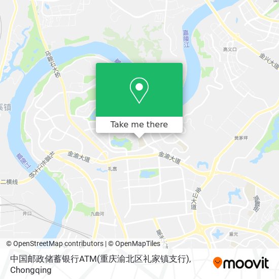 中国邮政储蓄银行ATM(重庆渝北区礼家镇支行) map