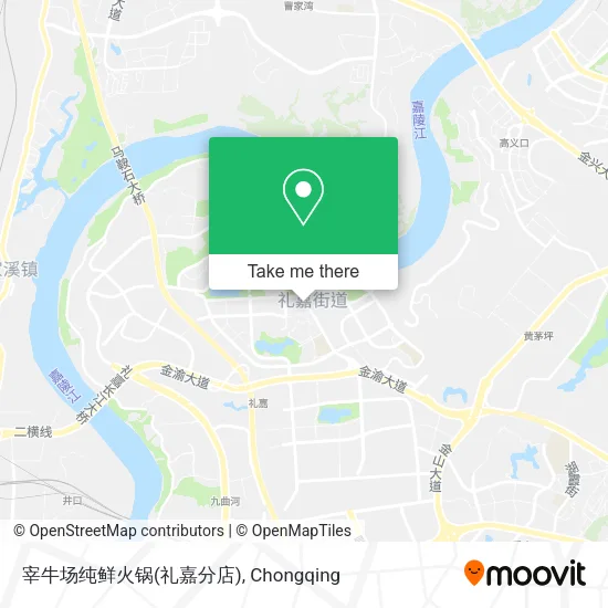 宰牛场纯鲜火锅(礼嘉分店) map