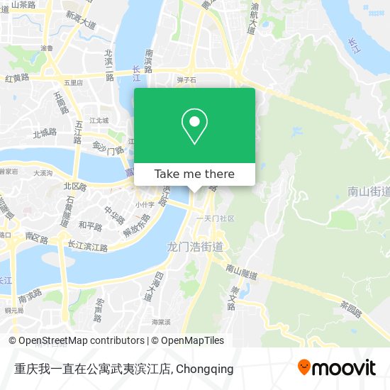 重庆我一直在公寓武夷滨江店 map