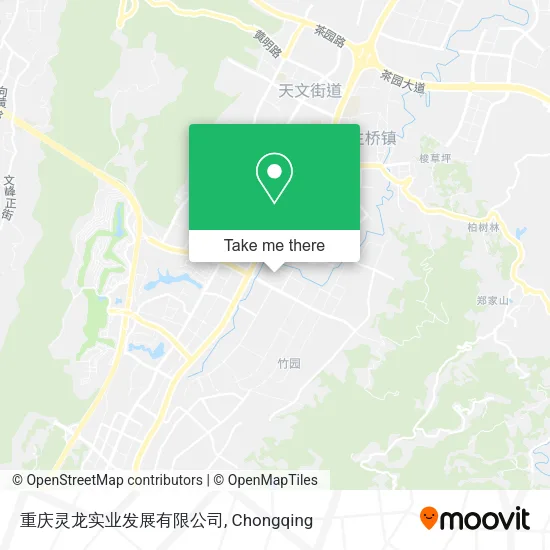 重庆灵龙实业发展有限公司 map