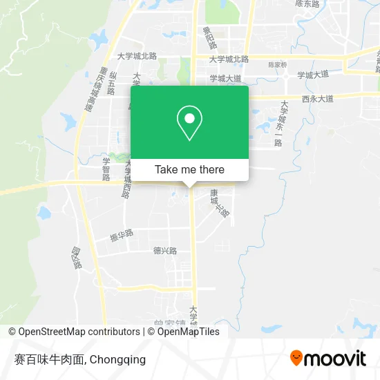 赛百味牛肉面 map