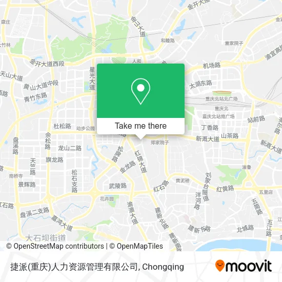 捷派(重庆)人力资源管理有限公司 map