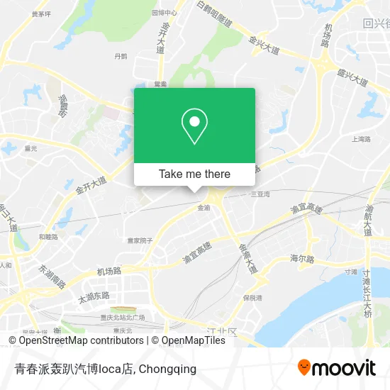 青春派轰趴汽博loca店 map