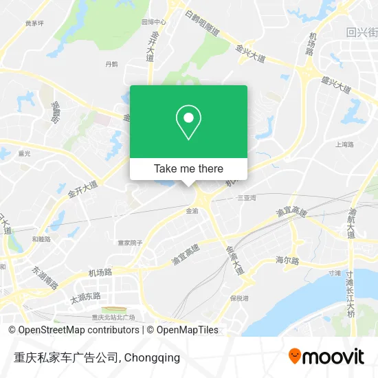重庆私家车广告公司 map