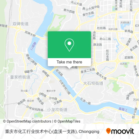 重庆市化工行业技术中心(盘溪一支路) map