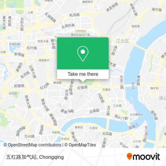 五红路加气站 map