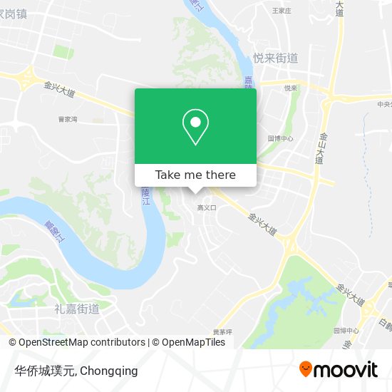 华侨城璞元 map