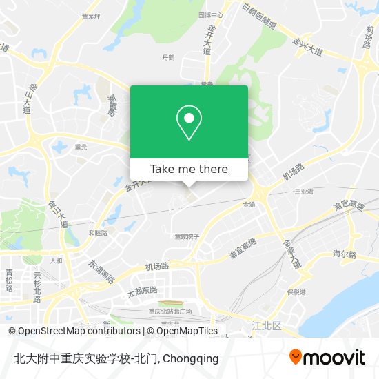 北大附中重庆实验学校-北门 map