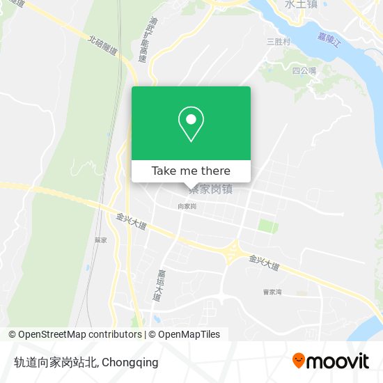 轨道向家岗站北 map