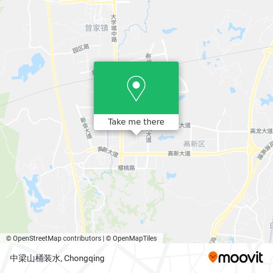 中梁山桶装水 map
