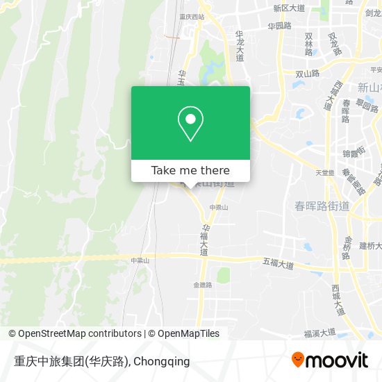重庆中旅集团(华庆路) map