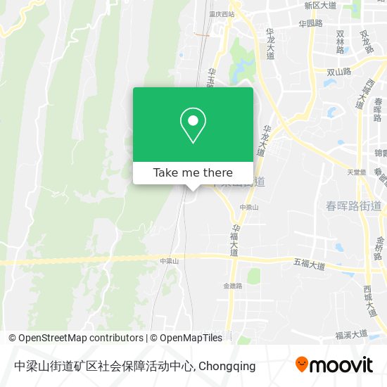 中梁山街道矿区社会保障活动中心 map